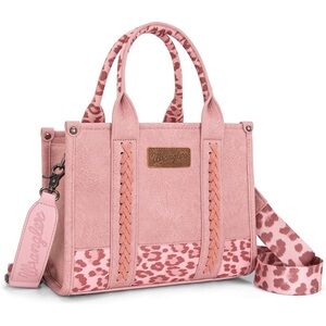 Wrangler pink Leopard Tote Bag